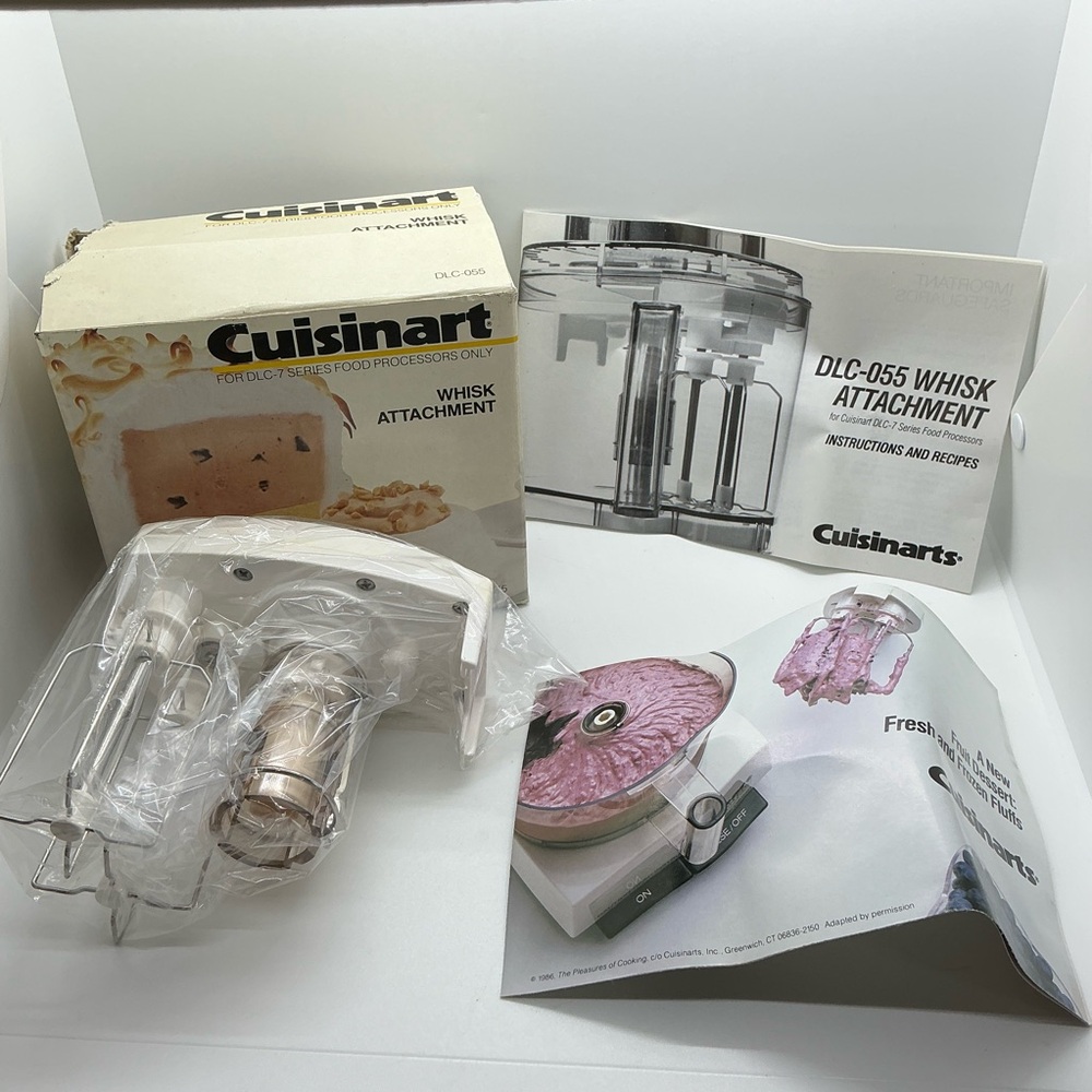 Cuisinart Whisk Attachment DLC-055 for Food Processor DLC -7 Series New OB